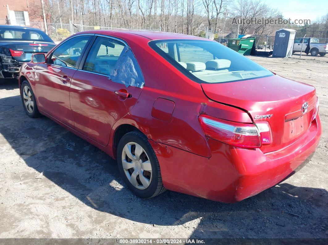 2009 Toyota Camry Le Red vin: 4T1BE46K79U316314