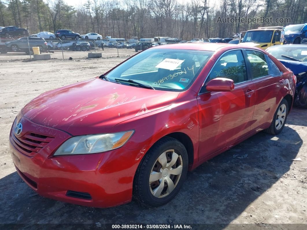 2009 Toyota Camry Le Красный vin: 4T1BE46K79U316314