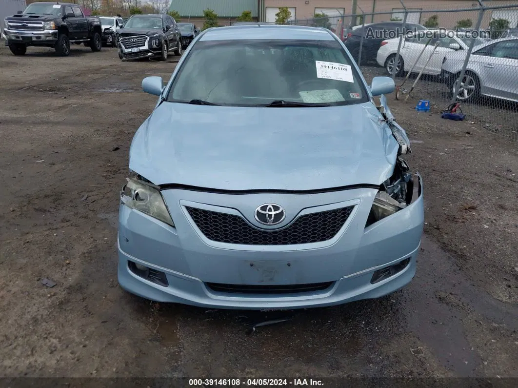 2009 Toyota Camry Se Light Blue vin: 4T1BE46K79U916041