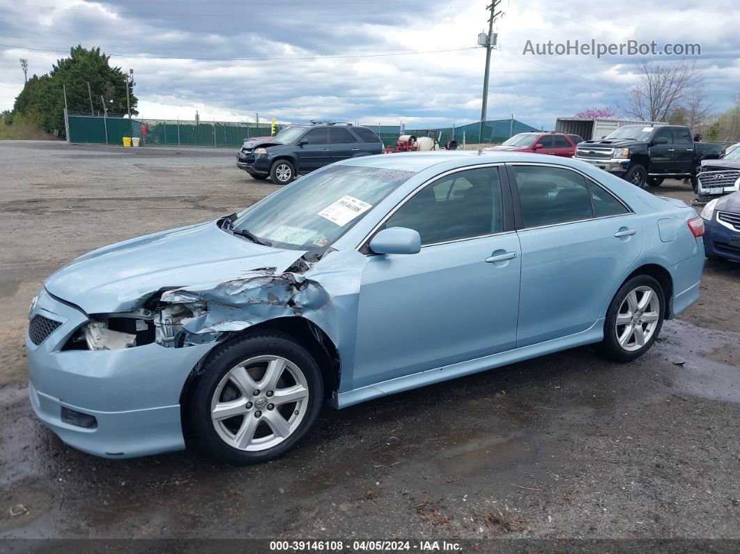 2009 Toyota Camry Se Light Blue vin: 4T1BE46K79U916041