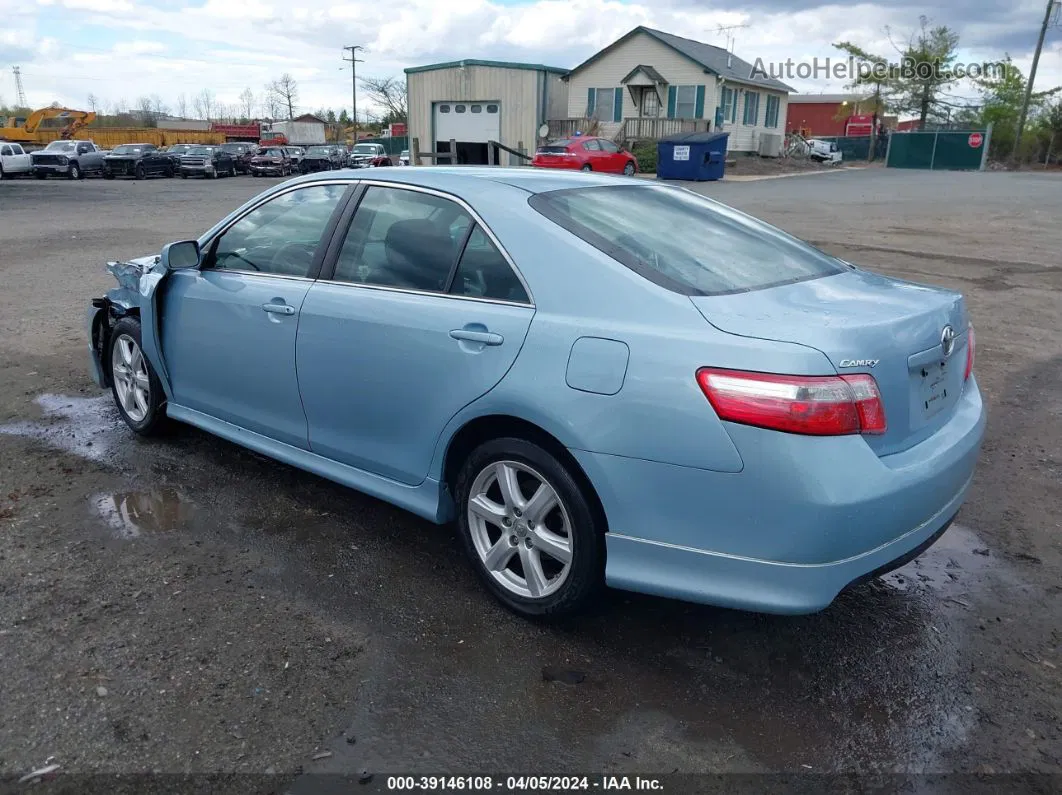 2009 Toyota Camry Se Light Blue vin: 4T1BE46K79U916041