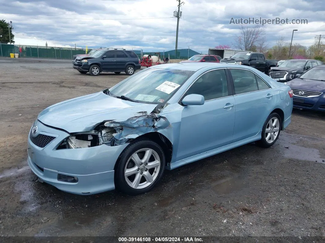 2009 Toyota Camry Se Light Blue vin: 4T1BE46K79U916041