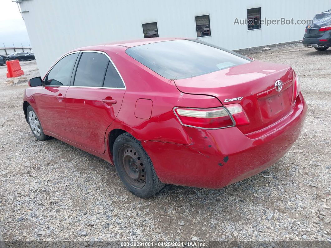 2009 Toyota Camry Le Red vin: 4T1BE46K89U300624