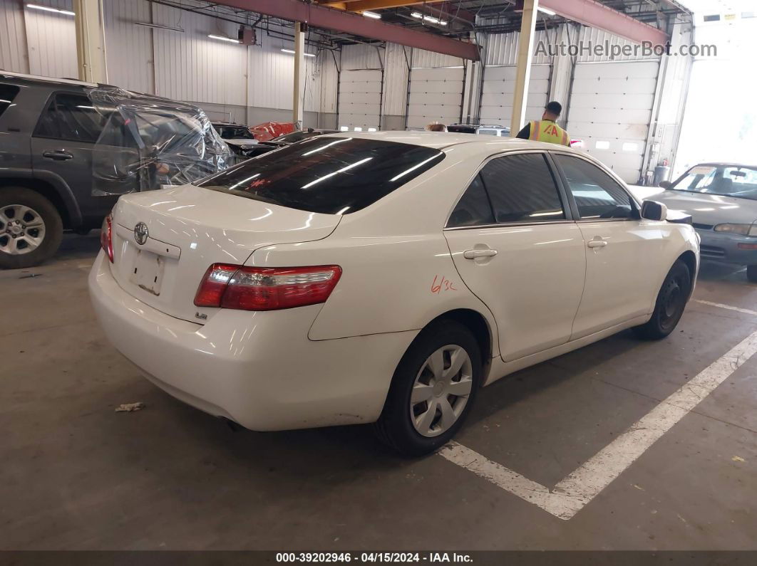 2009 Toyota Camry Le White vin: 4T1BE46K89U808009