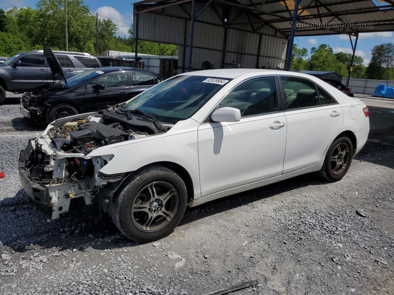 2009 Toyota Camry Base White vin: 4T1BE46K89U907980