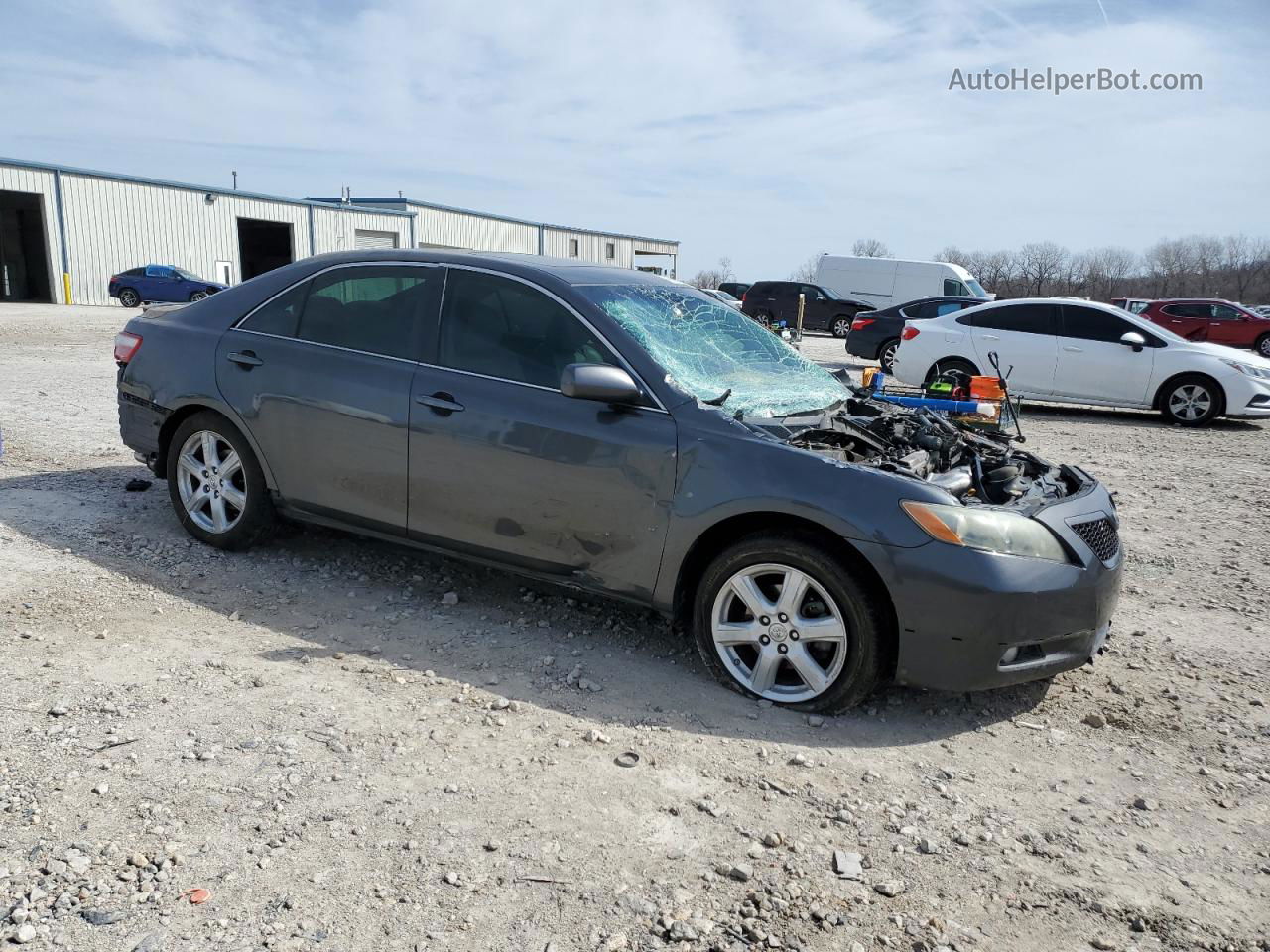 2007 Toyota Camry Ce Gray vin: 4T1BE46K97U160886