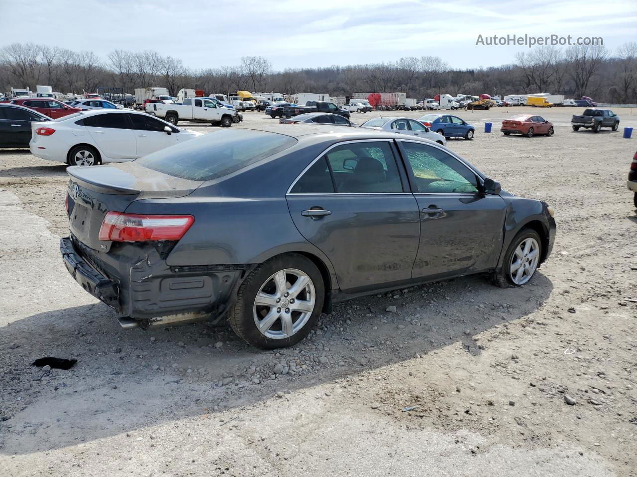 2007 Toyota Camry Ce Gray vin: 4T1BE46K97U160886