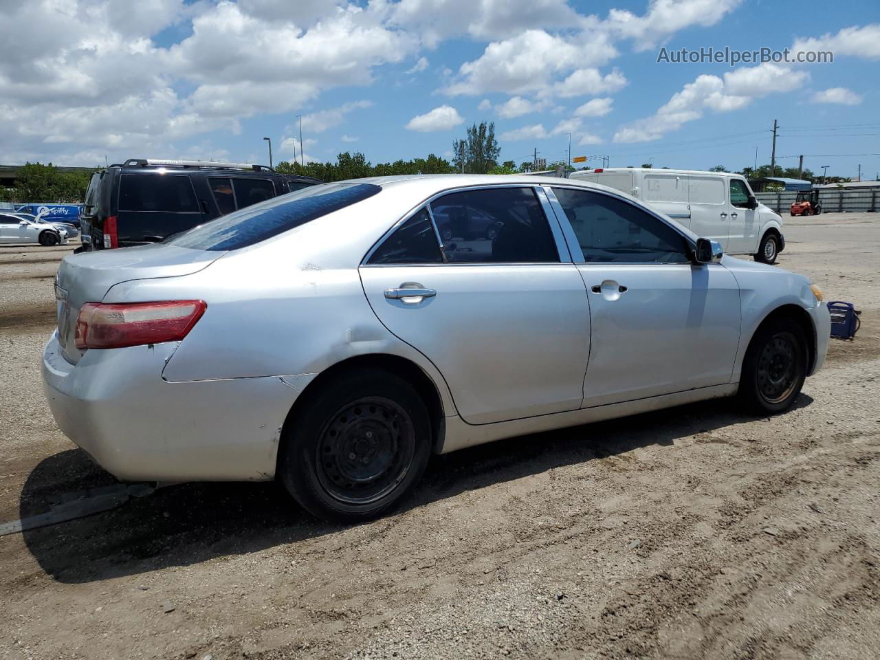 2007 Toyota Camry Ce Silver vin: 4T1BE46K97U536292