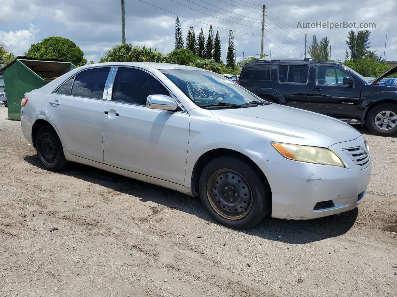 2007 Toyota Camry Ce Silver vin: 4T1BE46K97U536292