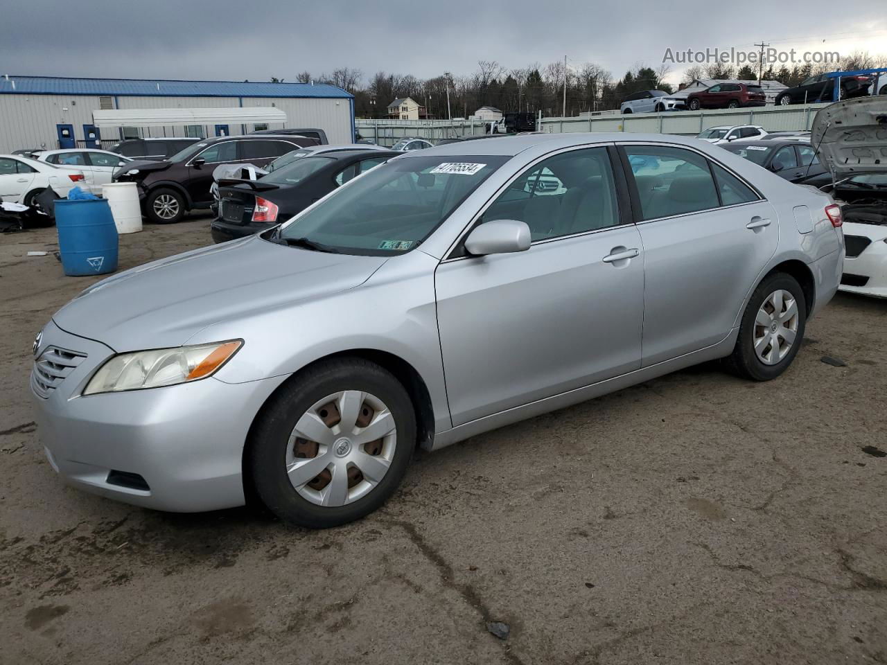 2008 Toyota Camry Ce Silver vin: 4T1BE46K98U195705