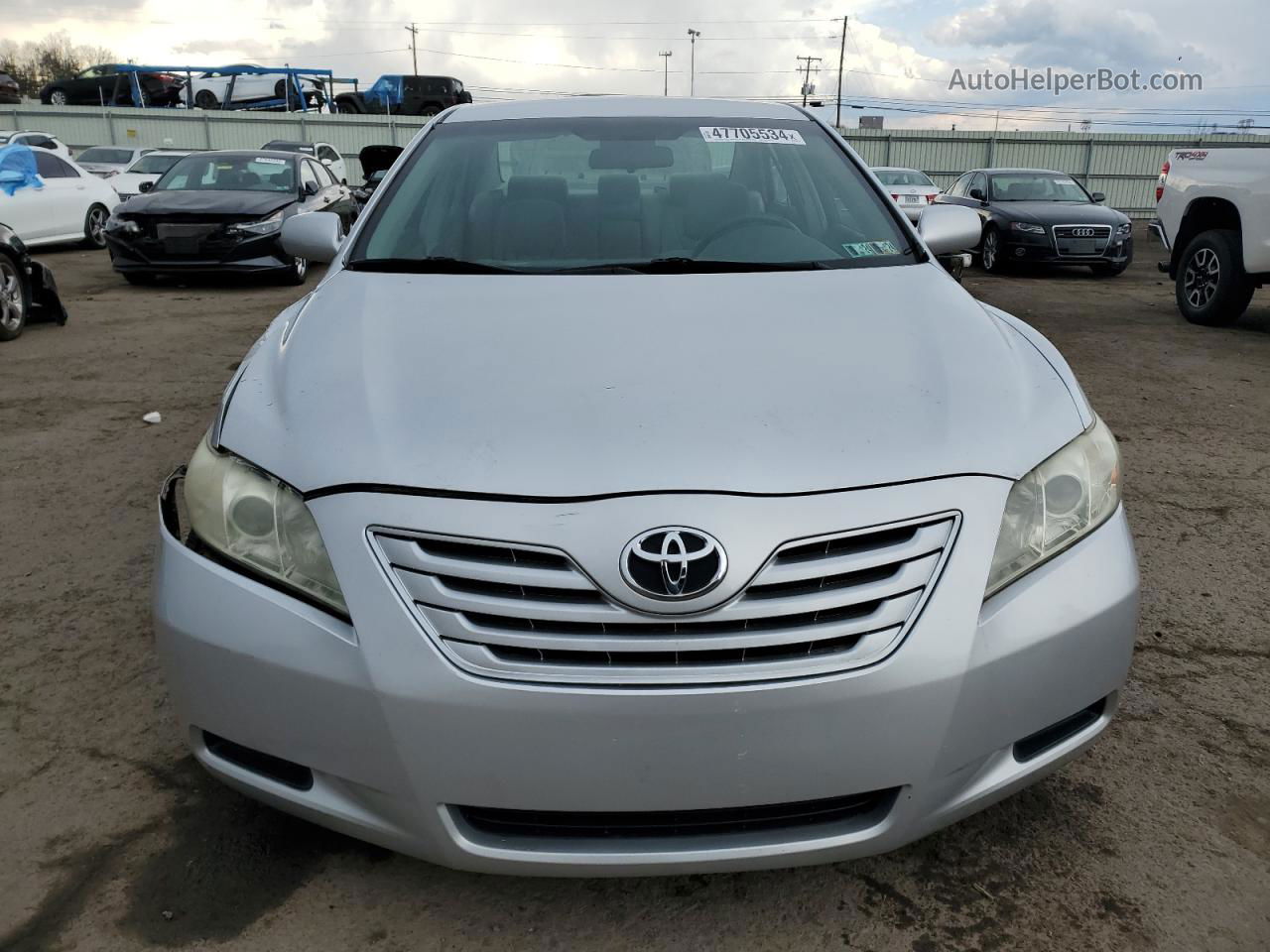 2008 Toyota Camry Ce Silver vin: 4T1BE46K98U195705