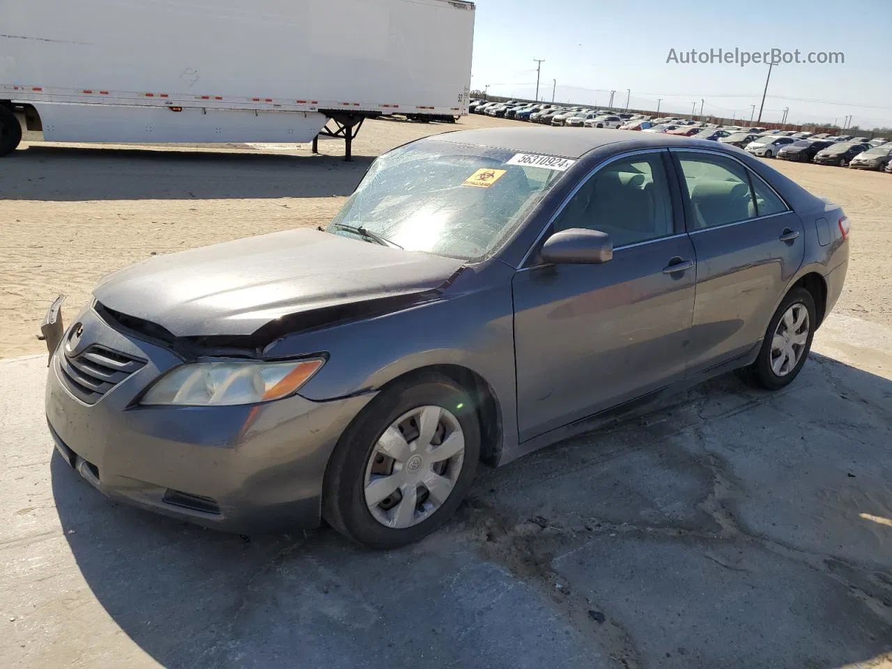 2008 Toyota Camry Ce Gray vin: 4T1BE46K98U736736