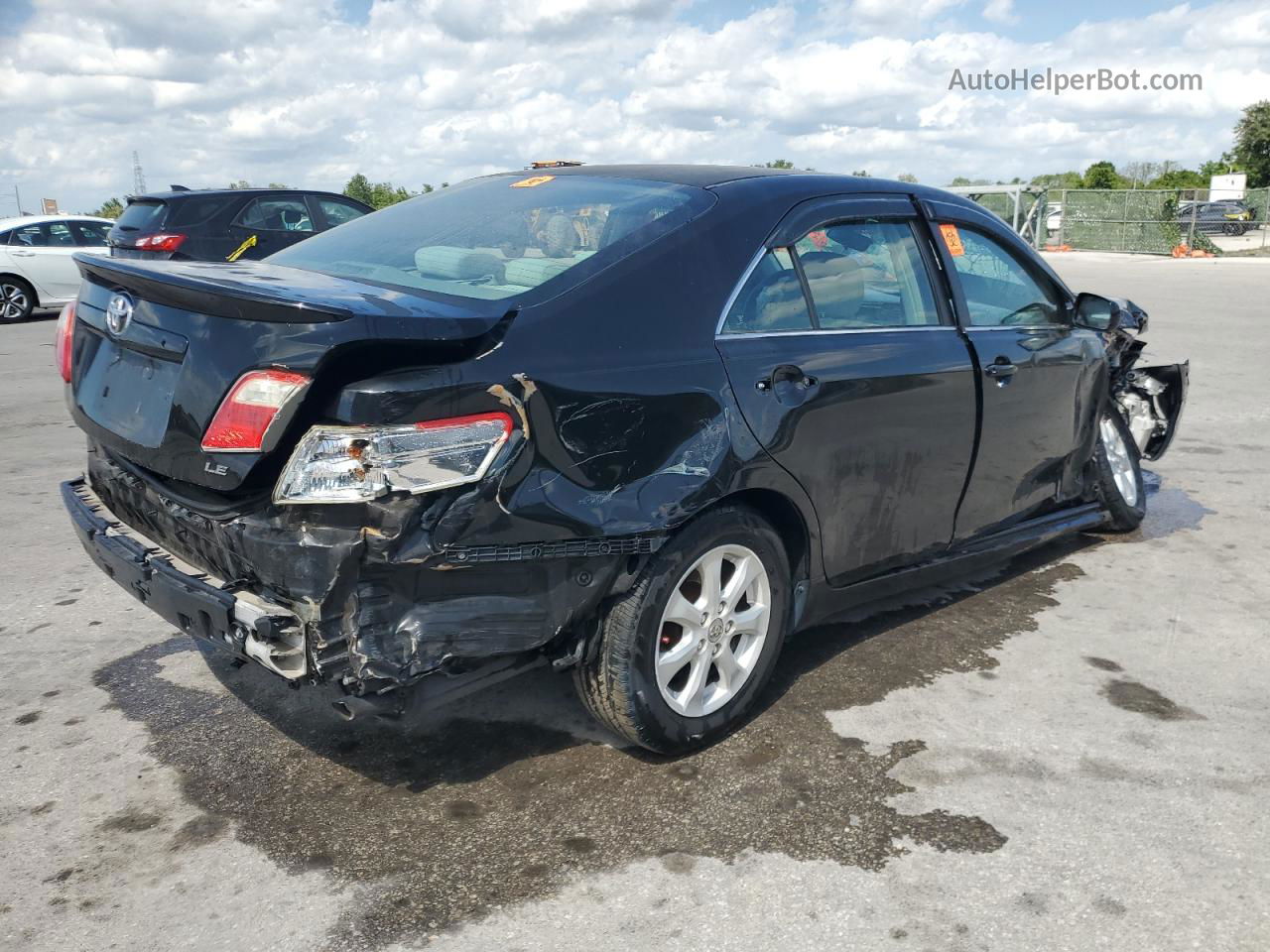 2008 Toyota Camry Ce Black vin: 4T1BE46K98U761586