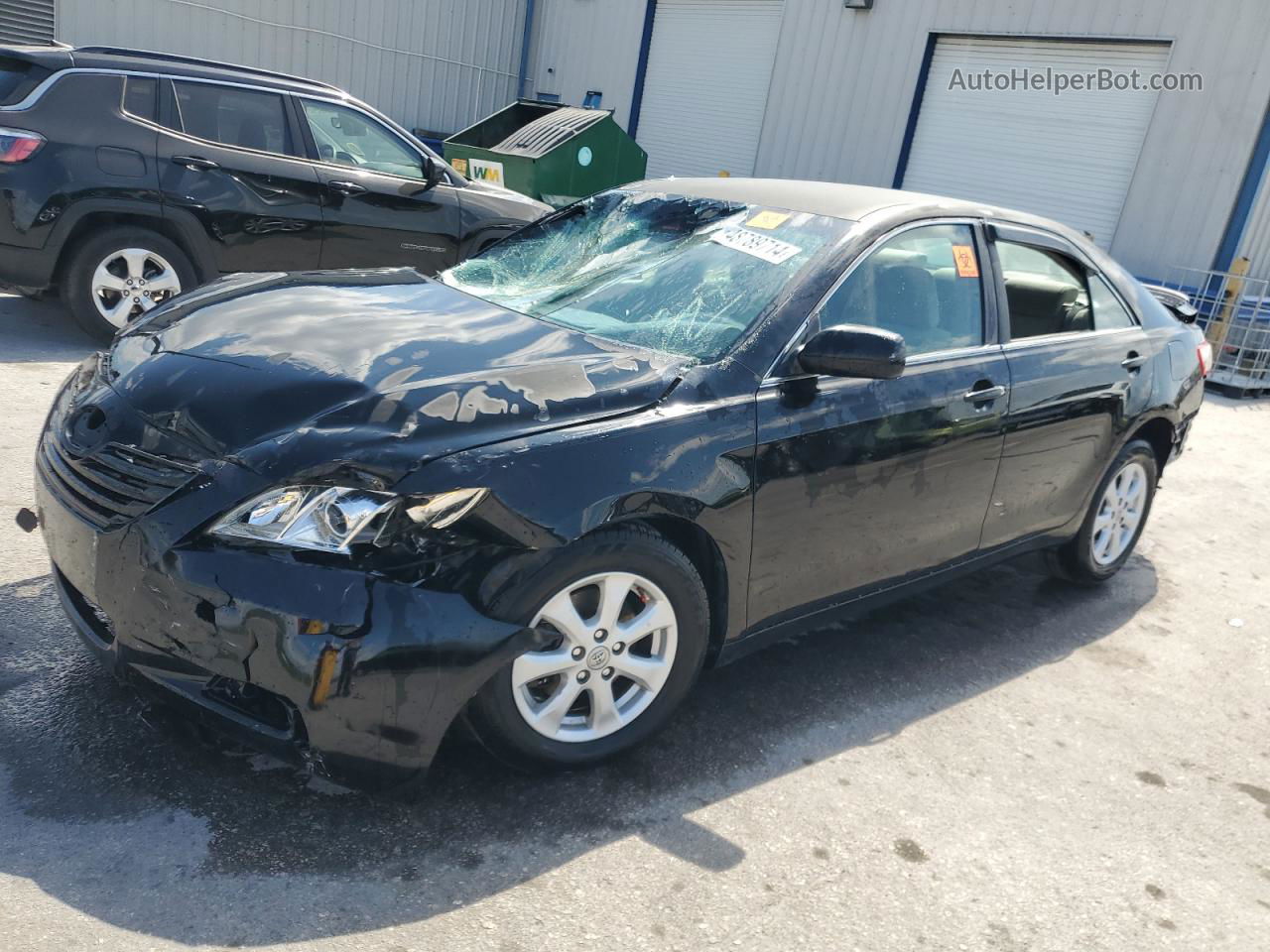 2008 Toyota Camry Ce Black vin: 4T1BE46K98U761586