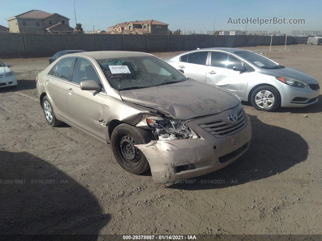 2009 Toyota Camry Le Бежевый vin: 4T1BE46K99U271103