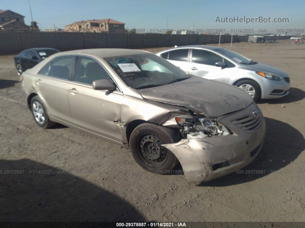 2009 Toyota Camry Le Бежевый vin: 4T1BE46K99U271103