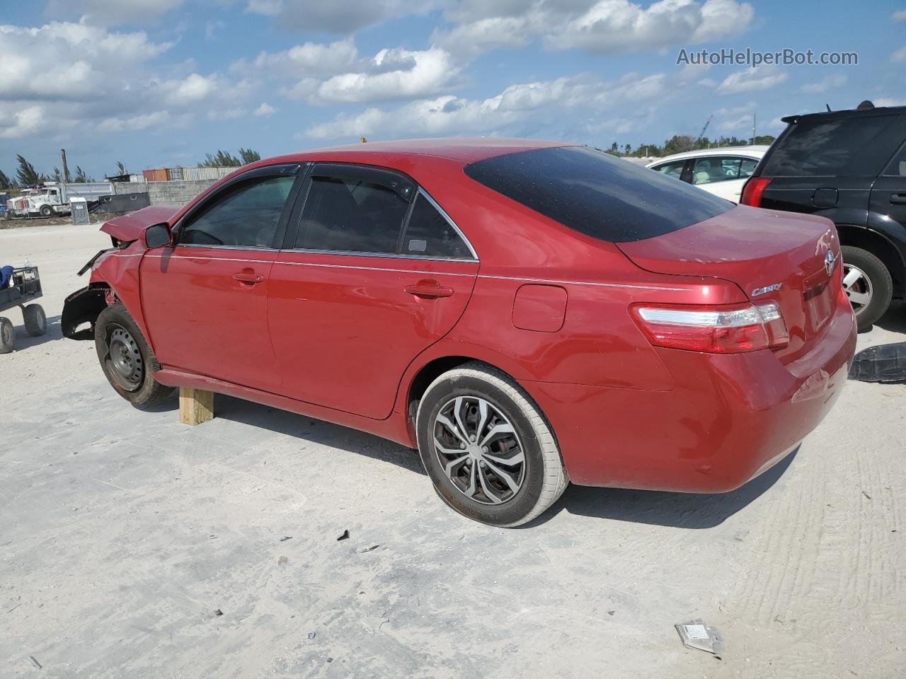 2009 Toyota Camry Base Red vin: 4T1BE46K99U280450