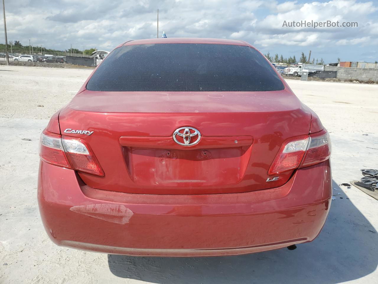 2009 Toyota Camry Base Red vin: 4T1BE46K99U280450