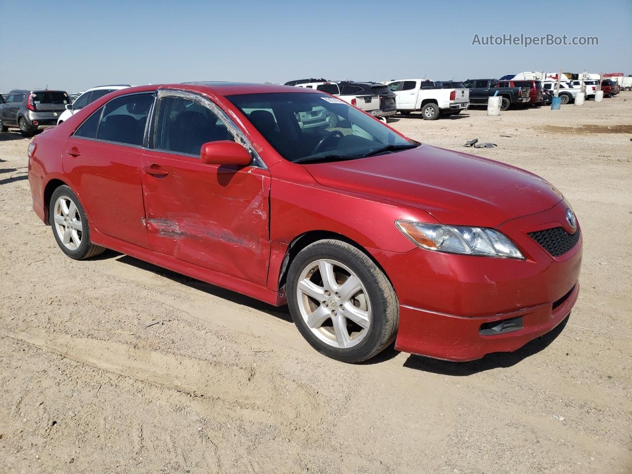 2009 Toyota Camry Base Red vin: 4T1BE46K99U356717