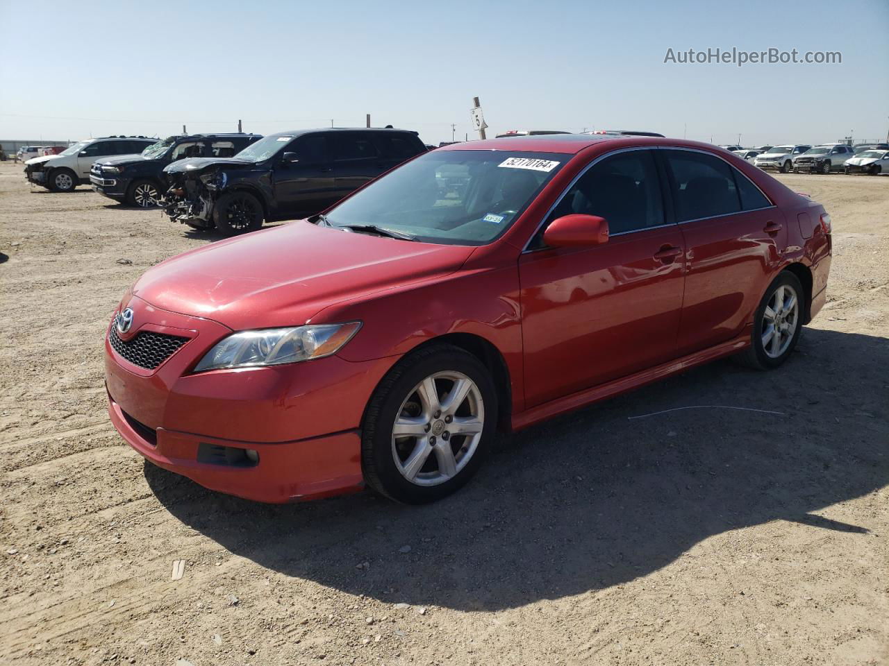 2009 Toyota Camry Base Красный vin: 4T1BE46K99U356717