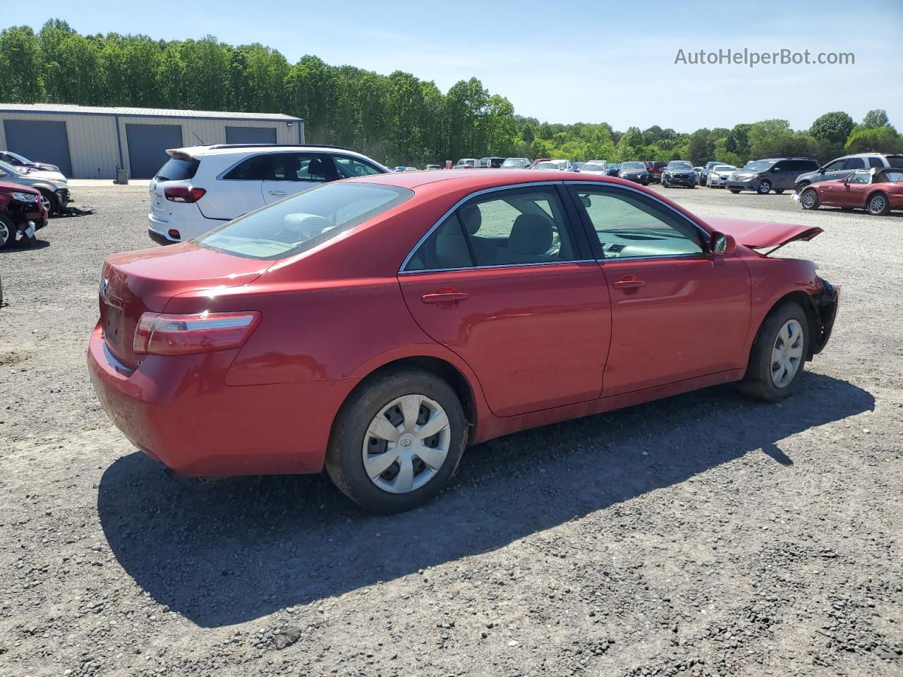 2009 Toyota Camry Base Red vin: 4T1BE46K99U375381