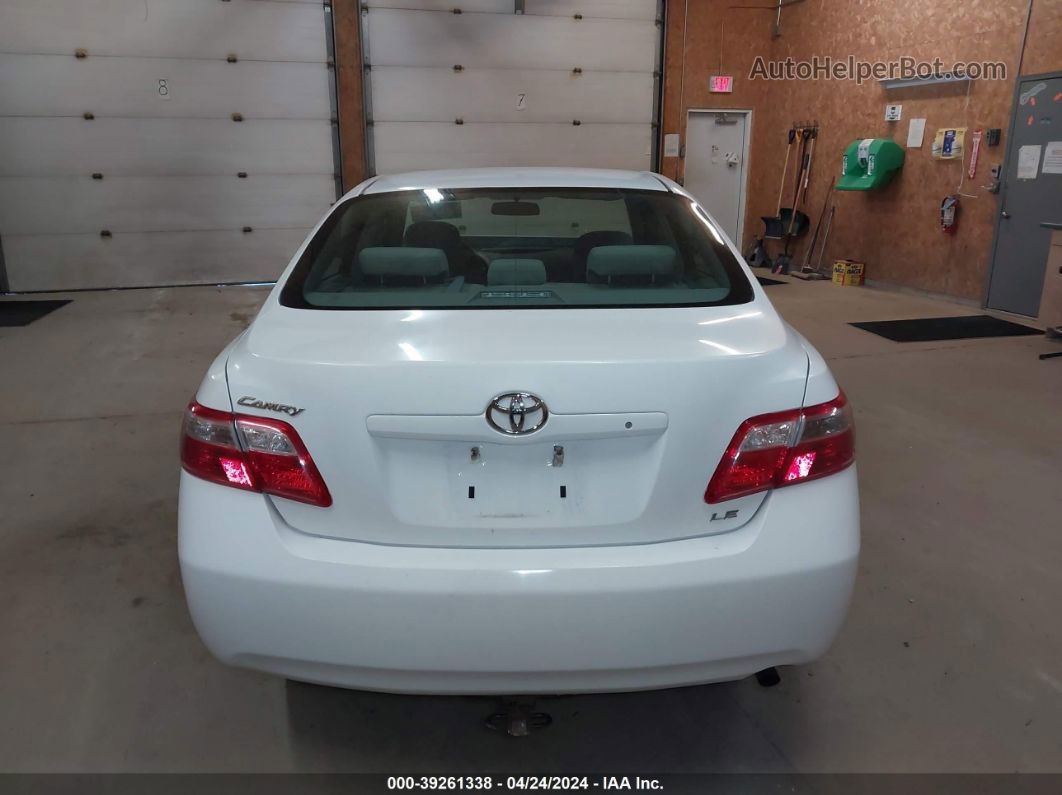 2009 Toyota Camry Le Белый vin: 4T1BE46K99U844758