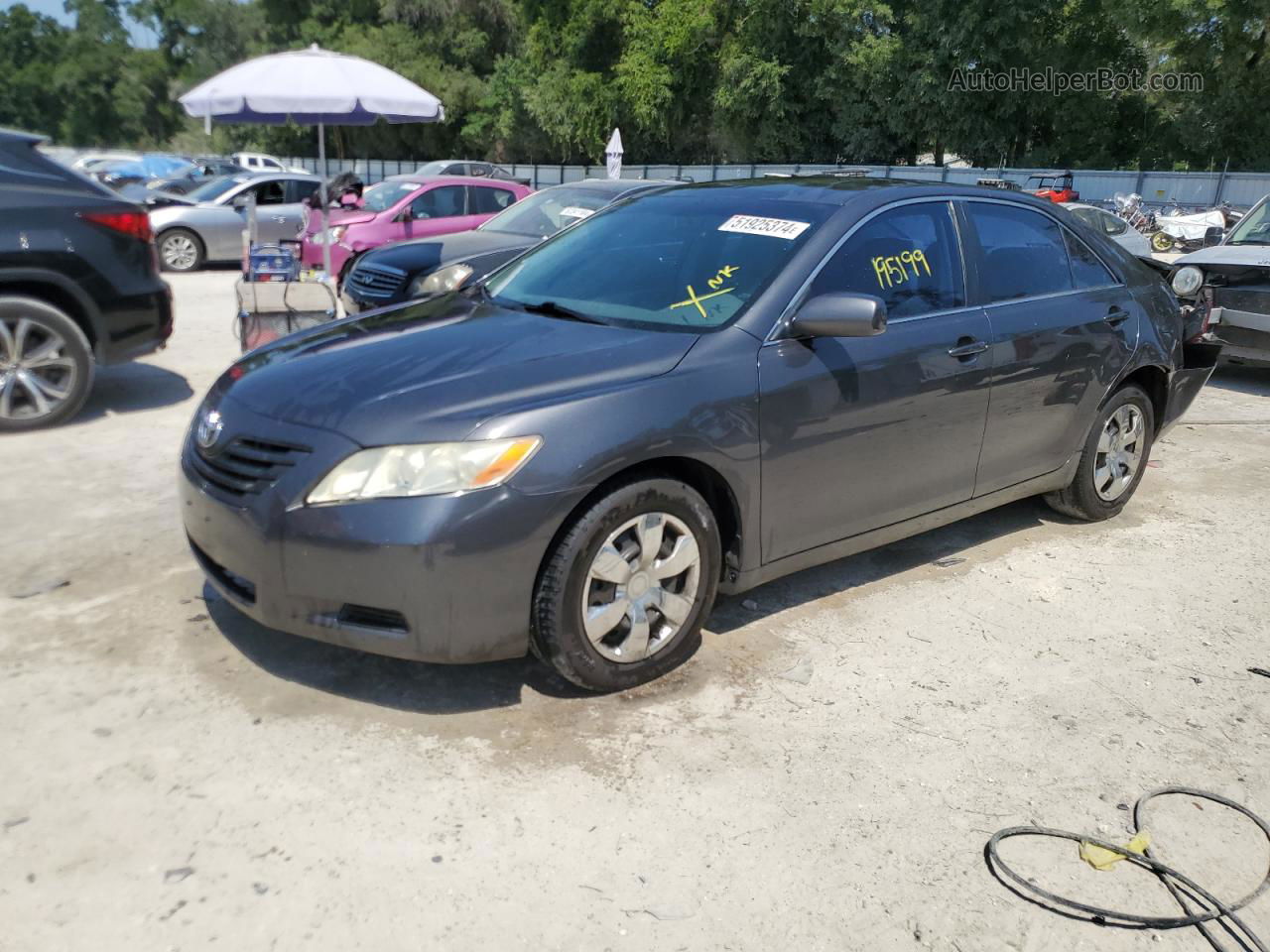 2009 Toyota Camry Base Серый vin: 4T1BE46K99U862743