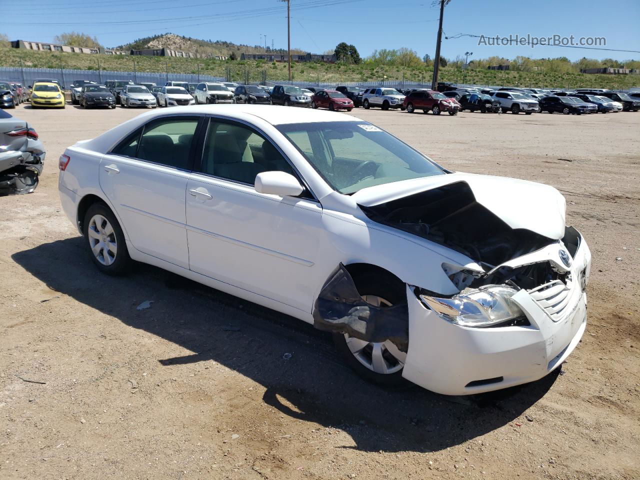 2009 Toyota Camry Base White vin: 4T1BE46K99U867621