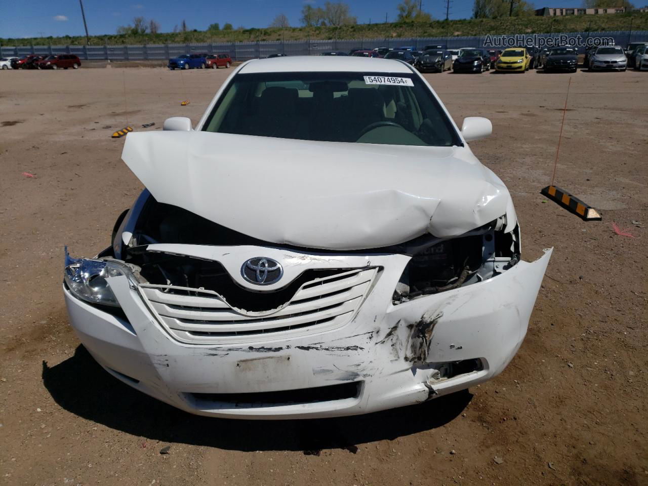 2009 Toyota Camry Base White vin: 4T1BE46K99U867621