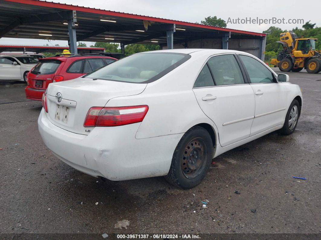 2009 Toyota Camry Le White vin: 4T1BE46K99U868235