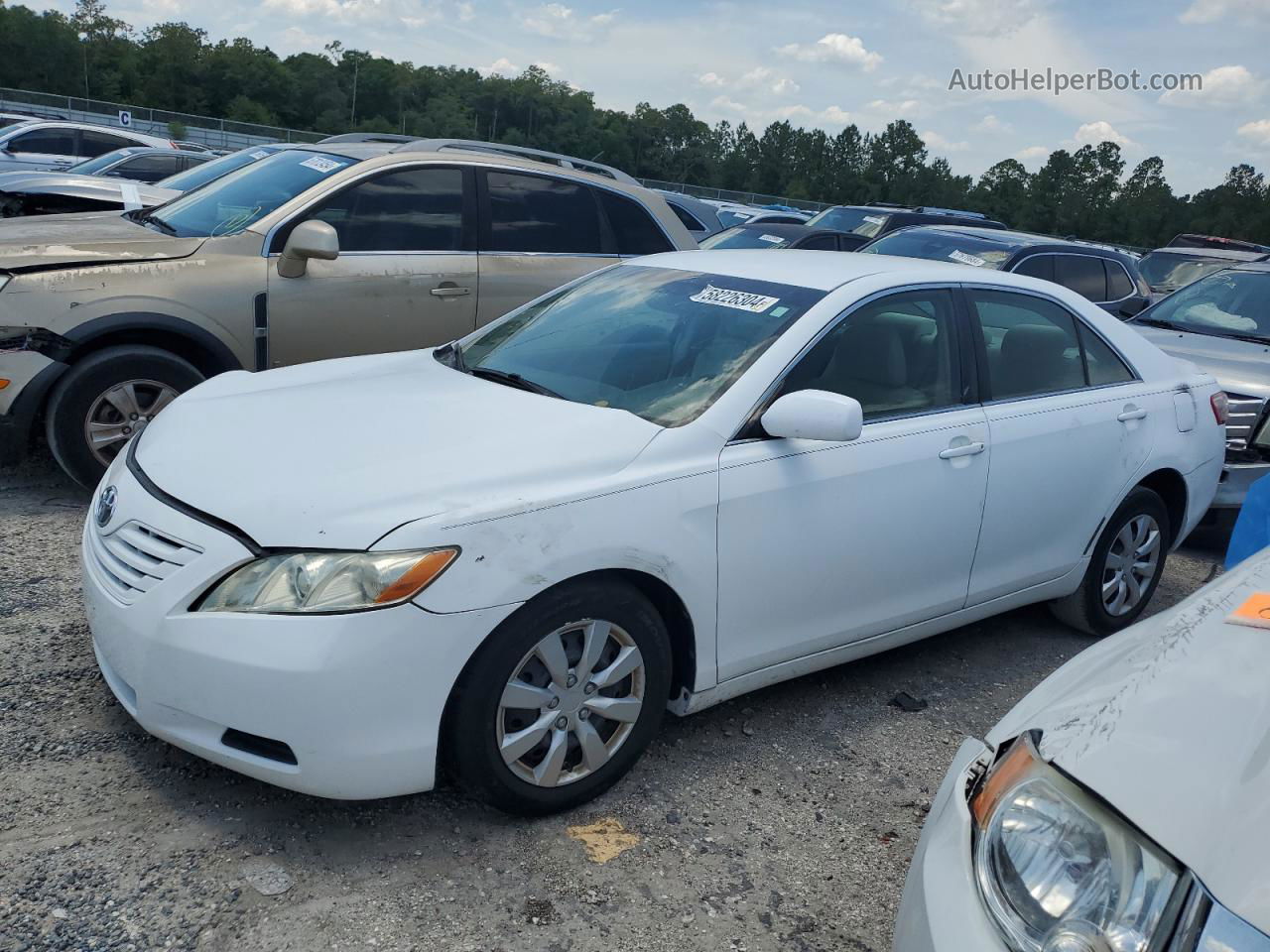 2009 Toyota Camry Base White vin: 4T1BE46K99U907244