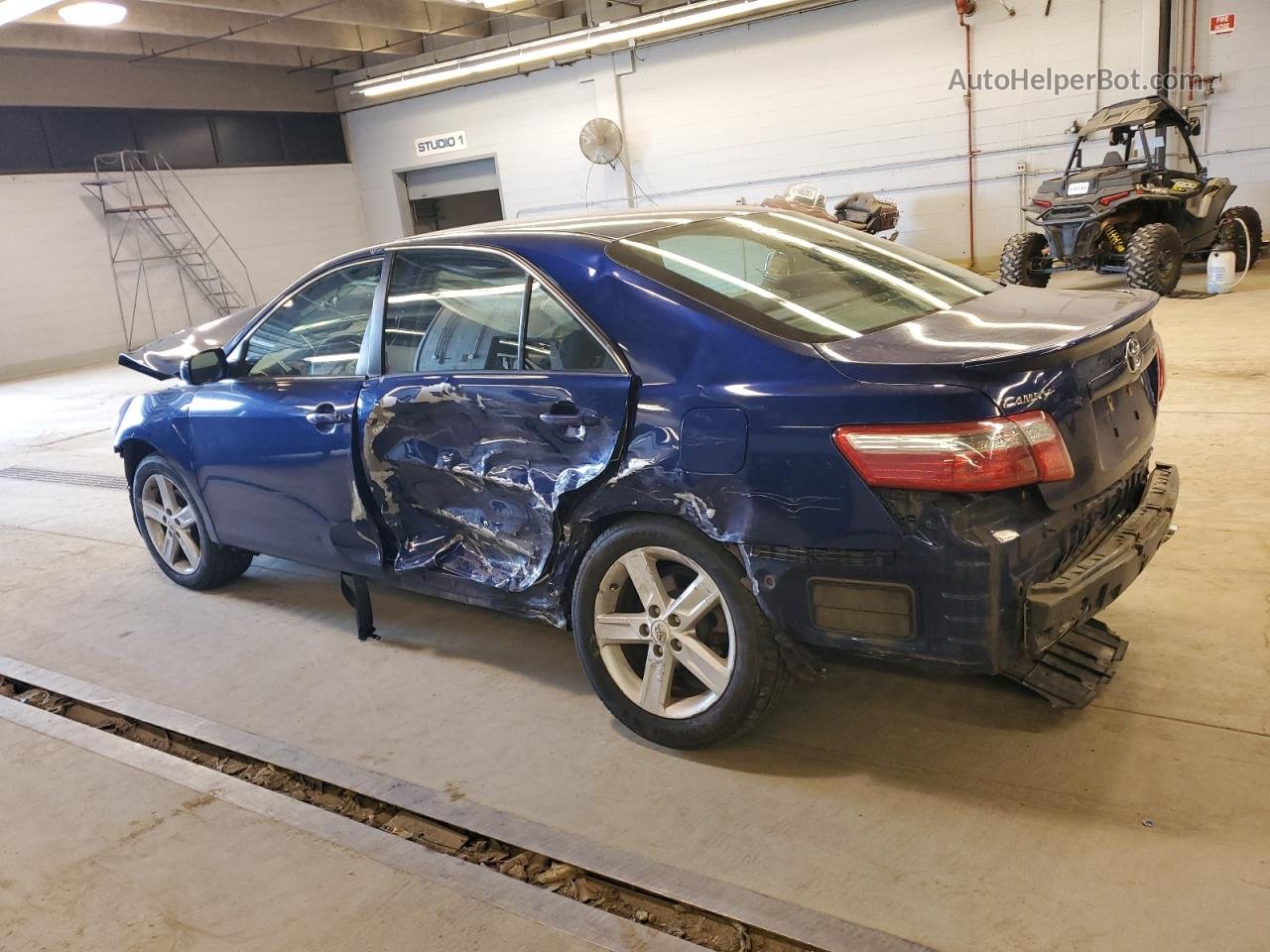 2007 Toyota Camry Ce Blue vin: 4T1BE46KX7U008597