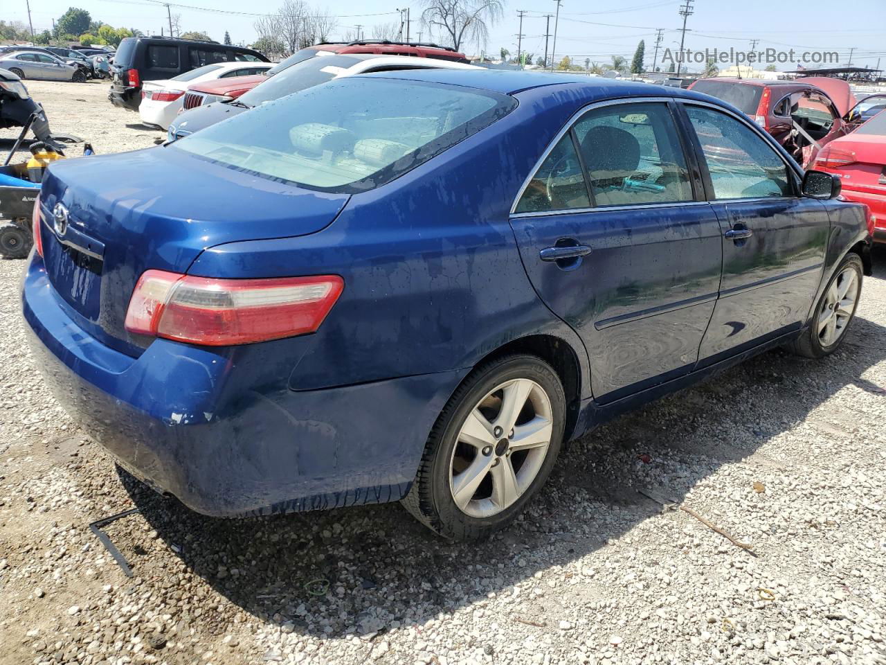 2007 Toyota Camry Ce Blue vin: 4T1BE46KX7U096969