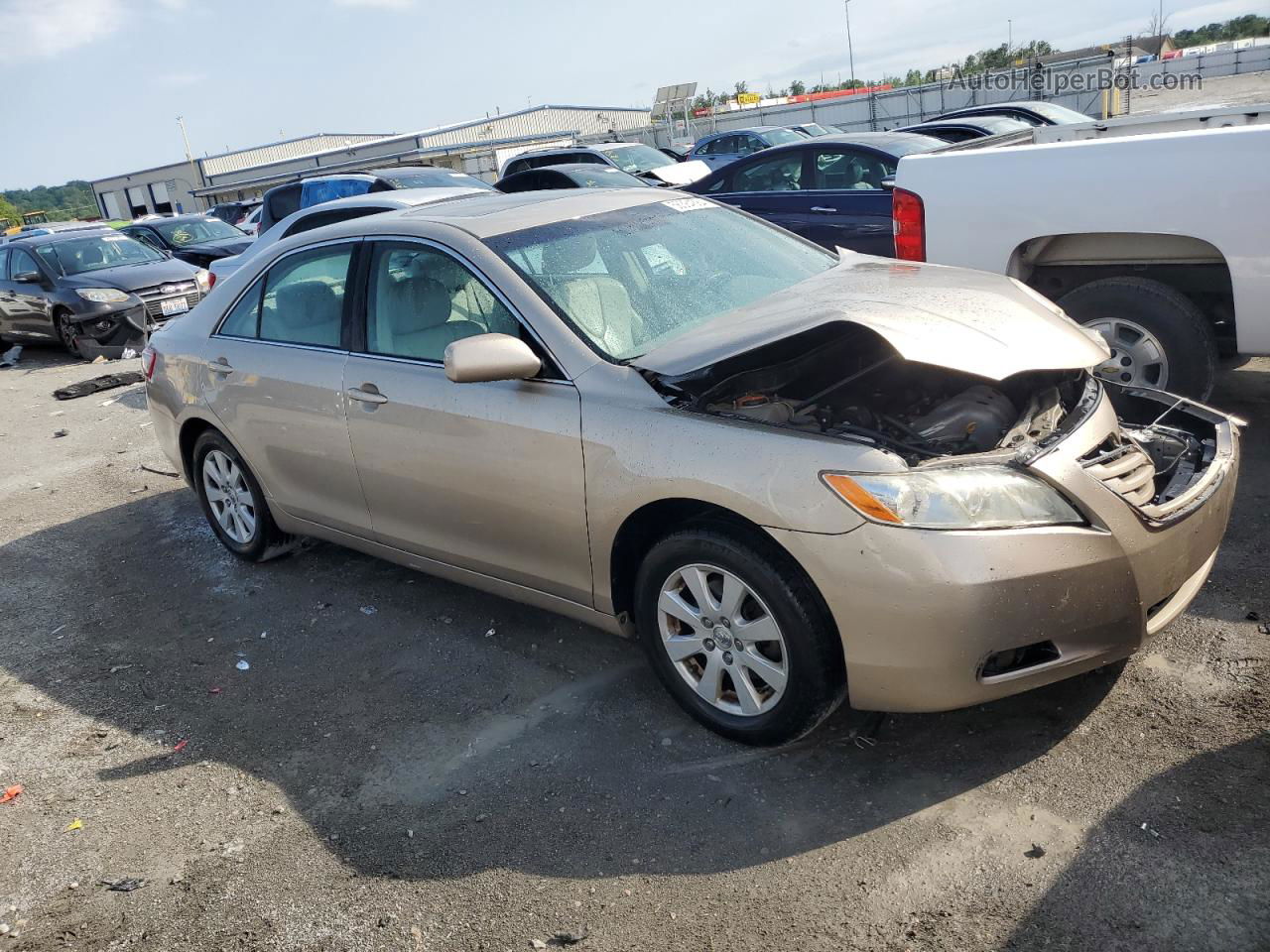 2007 Toyota Camry Ce Желто-коричневый vin: 4T1BE46KX7U677243