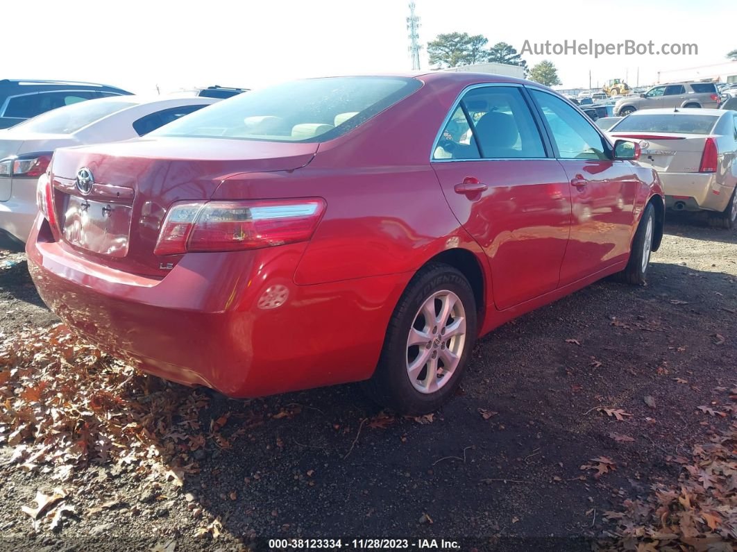 2009 Toyota Camry Le Red vin: 4T1BE46KX9U362946