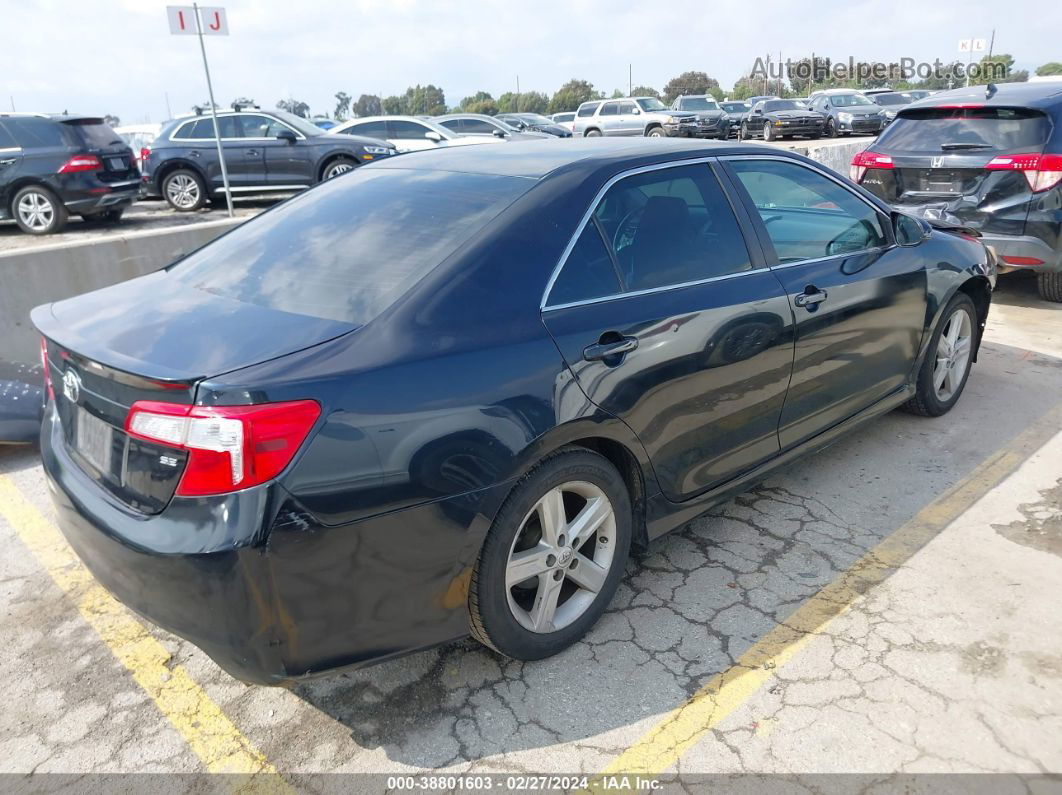 2012 Toyota Camry Se Black vin: 4T1BF1FK0CU069737