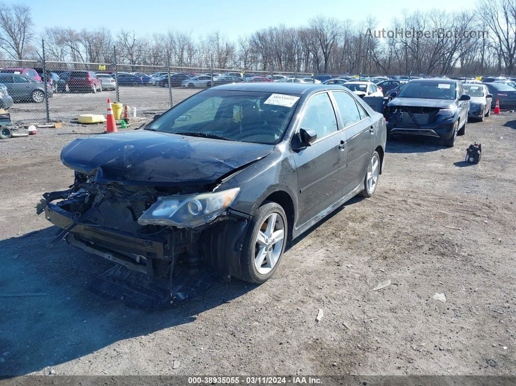 2012 Toyota Camry Se Black vin: 4T1BF1FK0CU079619