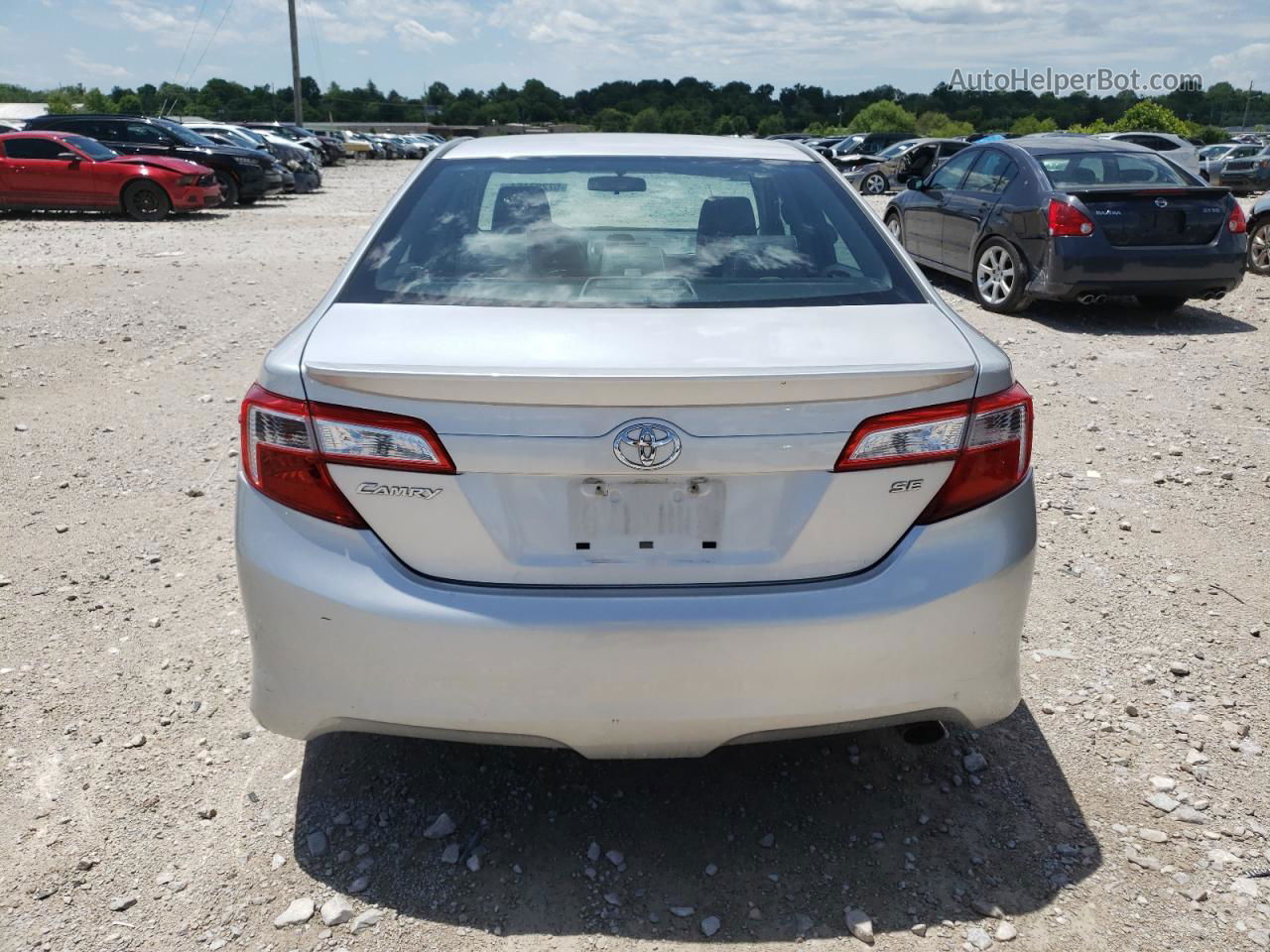 2012 Toyota Camry Base Silver vin: 4T1BF1FK0CU080317