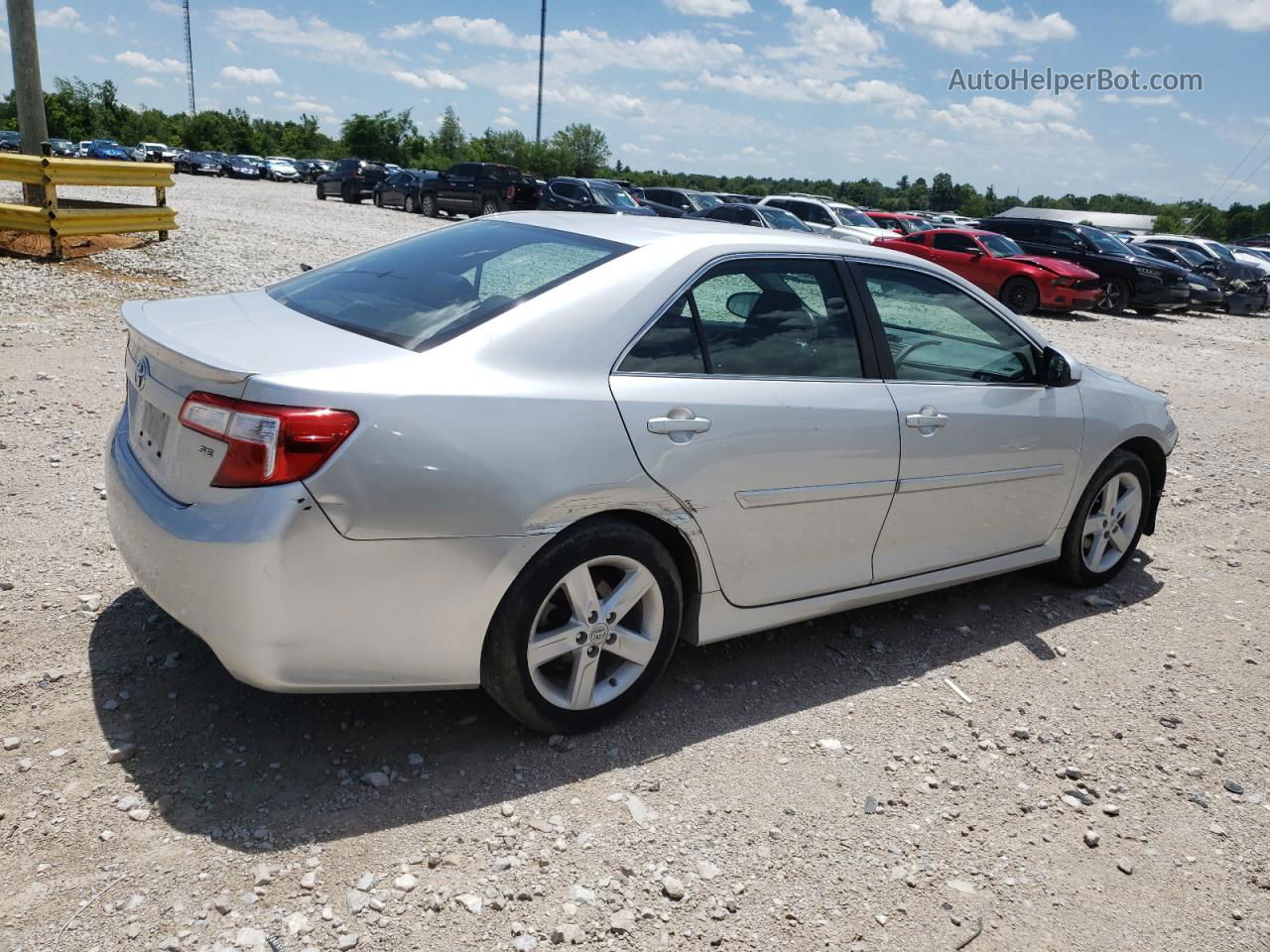 2012 Toyota Camry Base Silver vin: 4T1BF1FK0CU080317