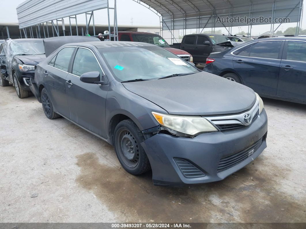 2012 Toyota Camry Le Серый vin: 4T1BF1FK0CU101361