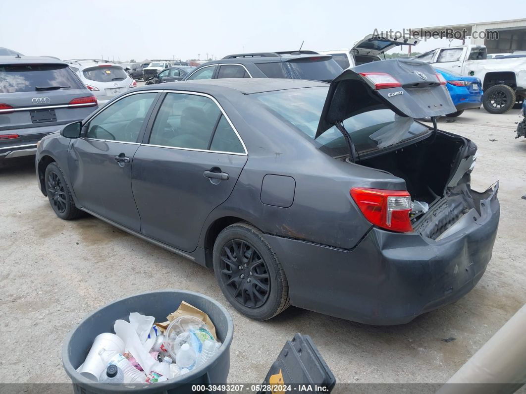 2012 Toyota Camry Le Gray vin: 4T1BF1FK0CU101361