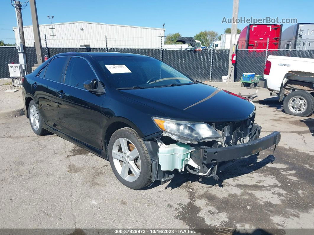 2012 Toyota Camry Se Black vin: 4T1BF1FK0CU103059