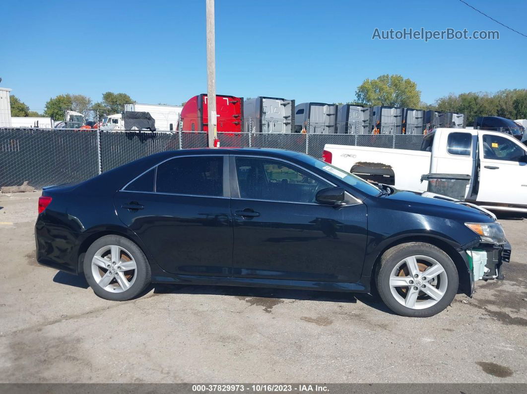 2012 Toyota Camry Se Black vin: 4T1BF1FK0CU103059