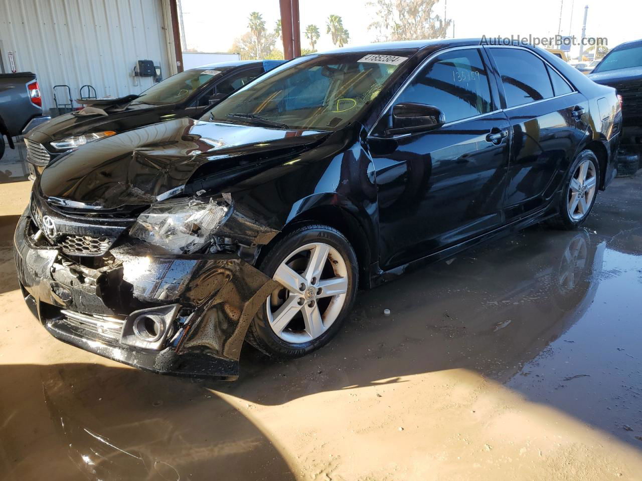 2012 Toyota Camry Base Black vin: 4T1BF1FK0CU106740