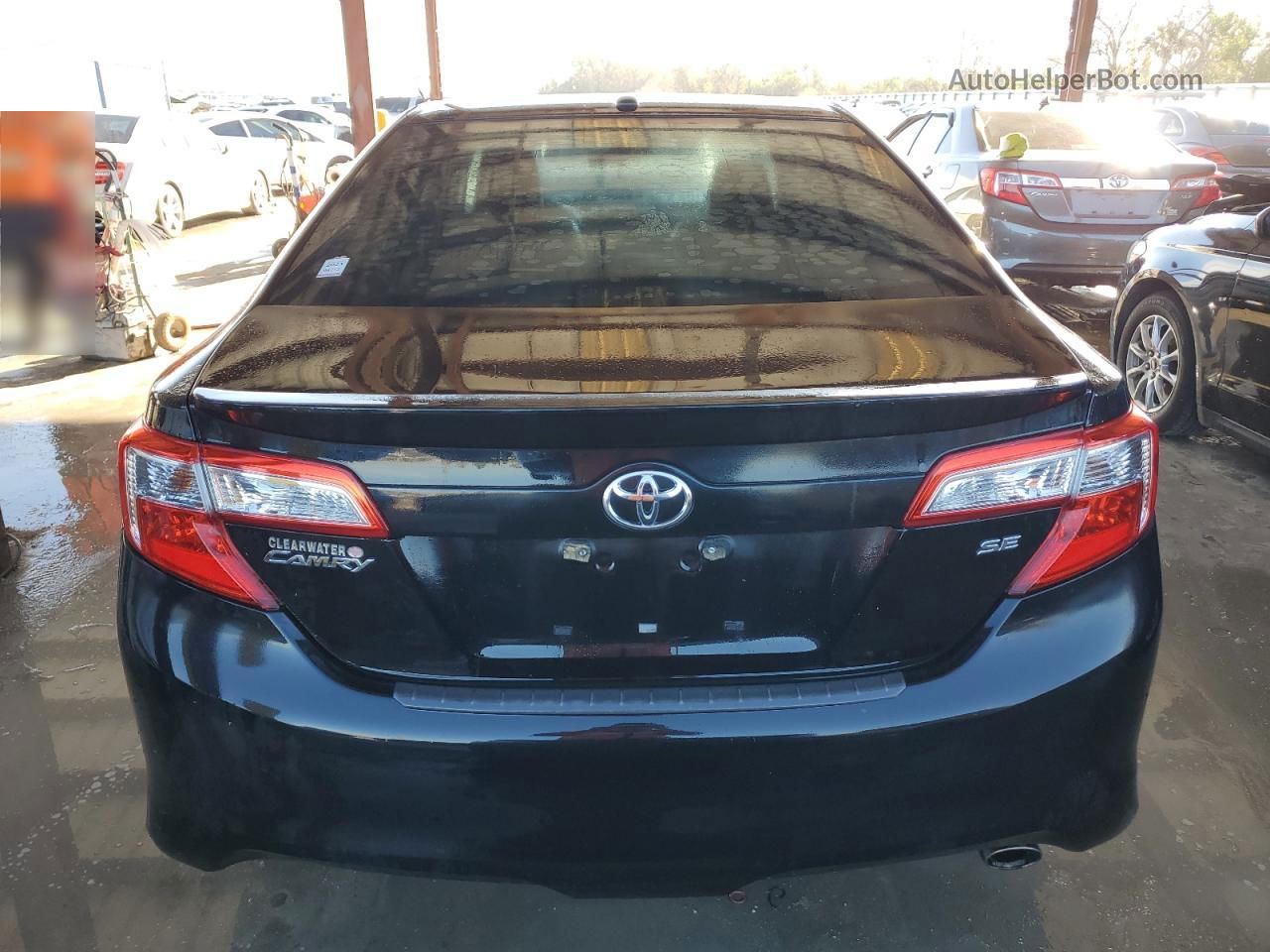 2012 Toyota Camry Base Black vin: 4T1BF1FK0CU106740