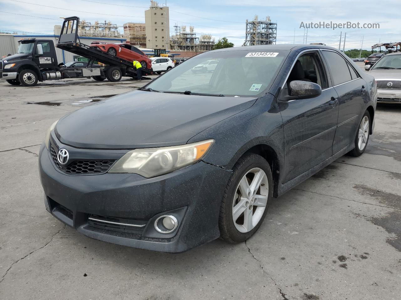 2012 Toyota Camry Base Зеленый vin: 4T1BF1FK0CU109038