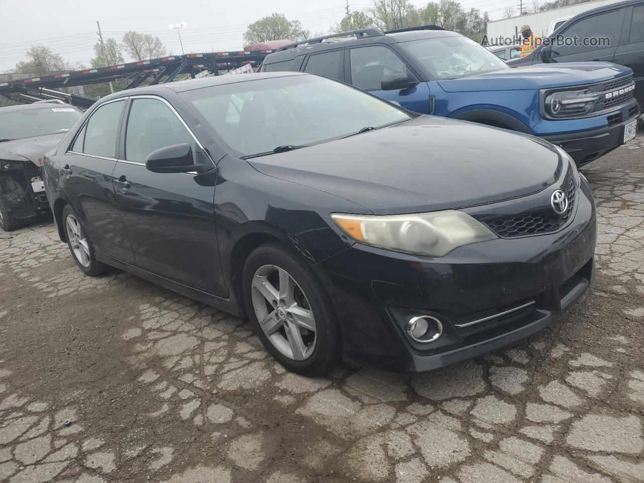 2012 Toyota Camry Base Black vin: 4T1BF1FK0CU110464