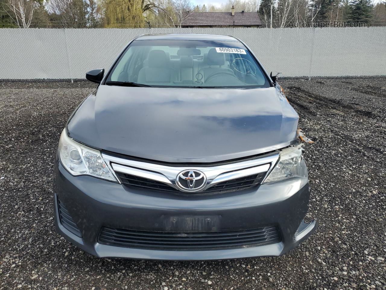 2012 Toyota Camry Base Gray vin: 4T1BF1FK0CU149197