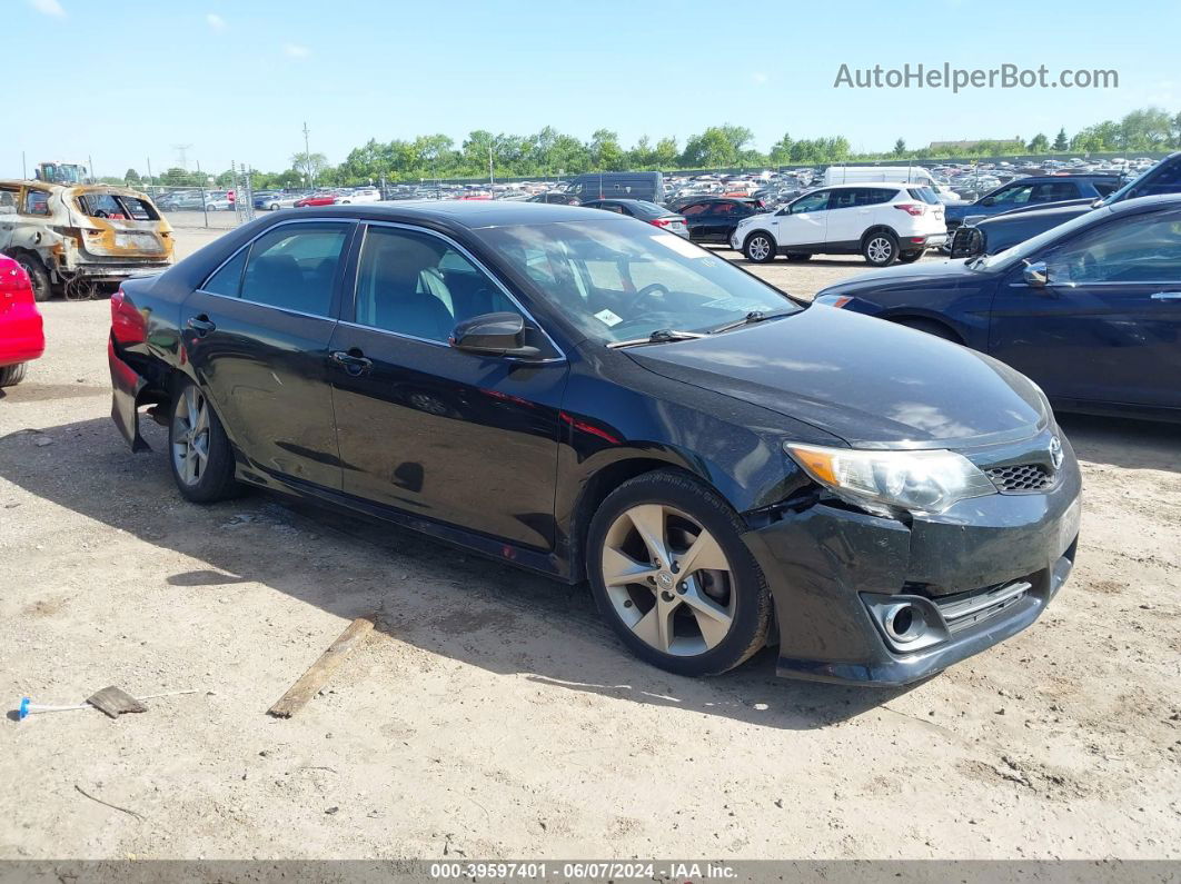 2012 Toyota Camry Se Limited Edition Black vin: 4T1BF1FK0CU159728