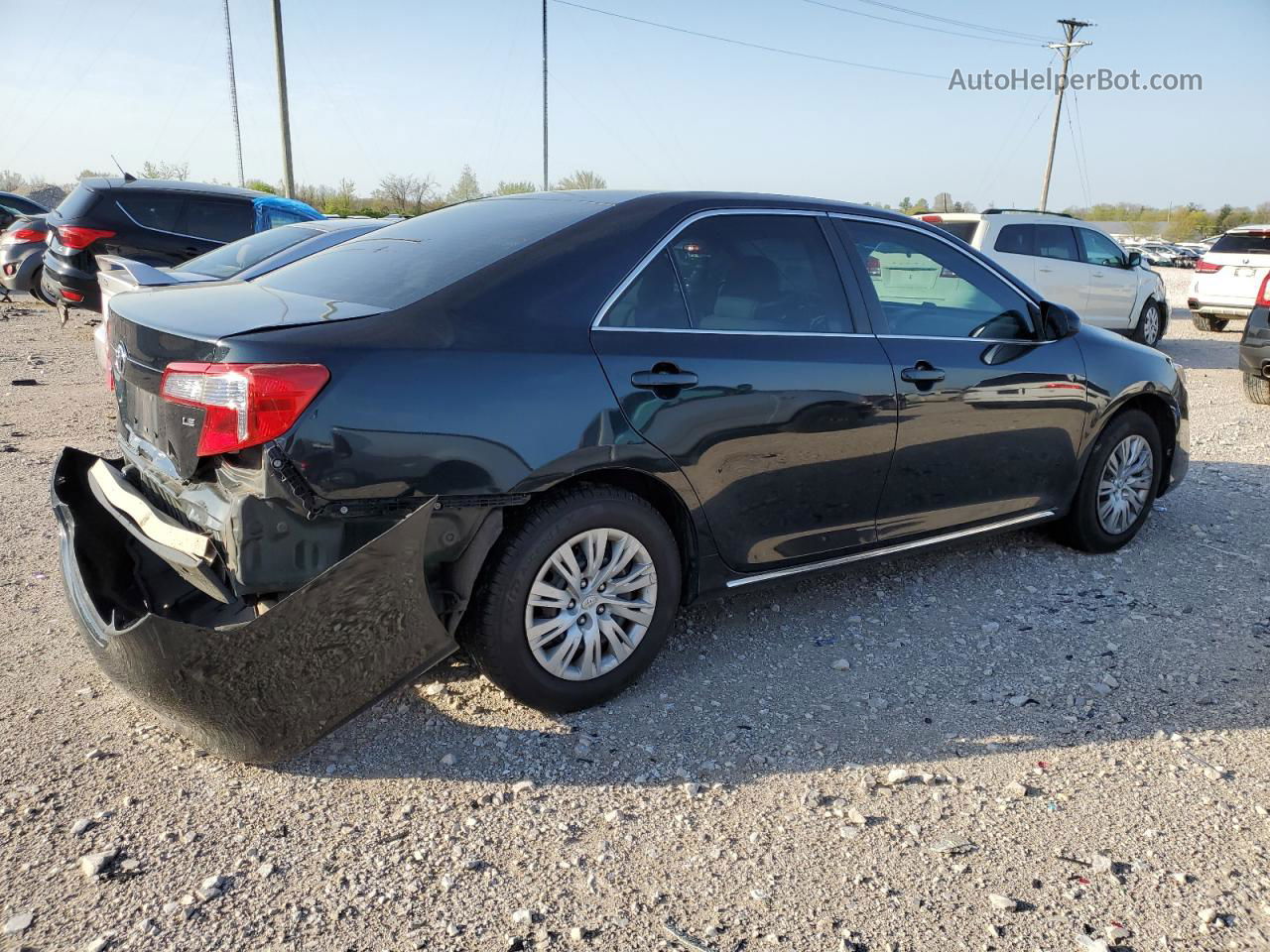 2012 Toyota Camry Base Черный vin: 4T1BF1FK0CU170079